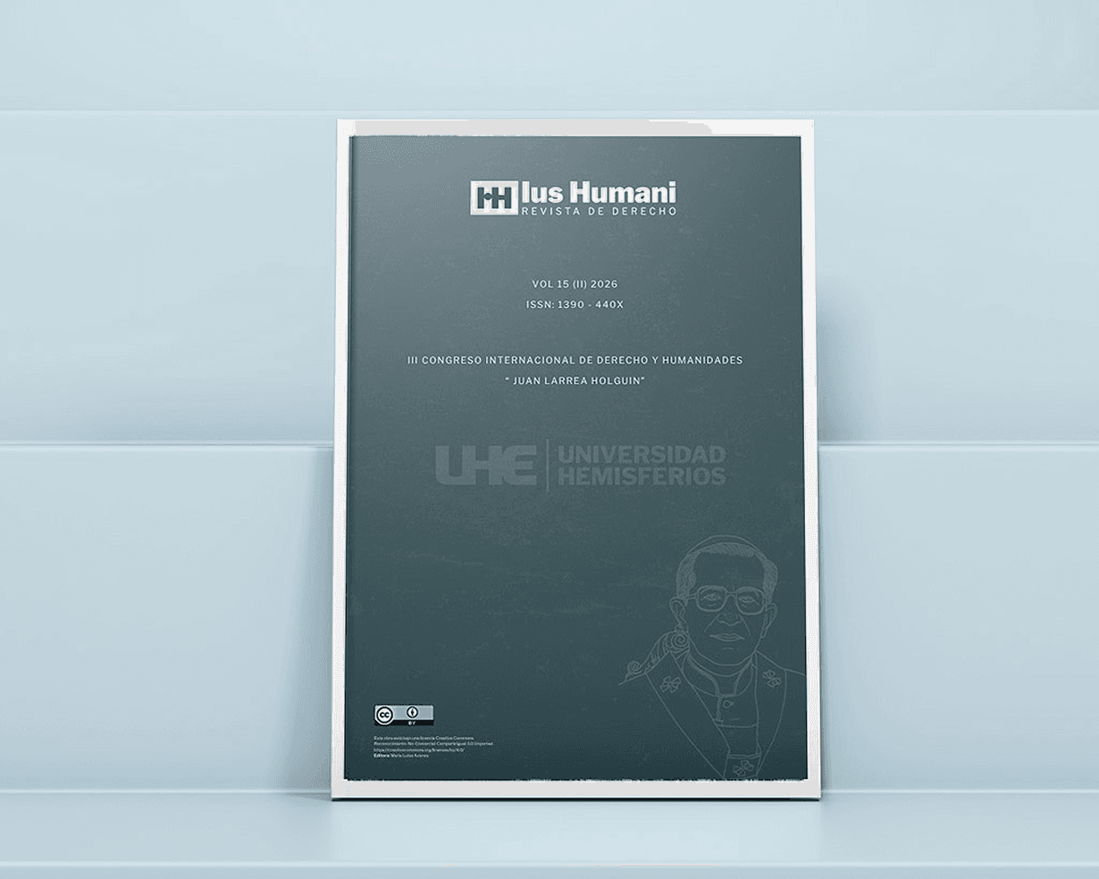 Portada de Ius Humani, Revista de Derecho, Vol. 15 (II) 2026