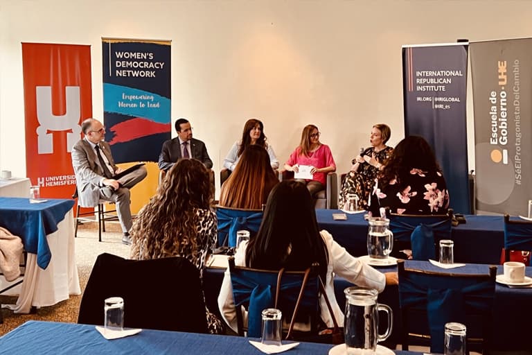 La Escuela de Gobierno UHE participó en el panel ‘equidad de género: cuando las sociedades alcanzan todo su potencial’