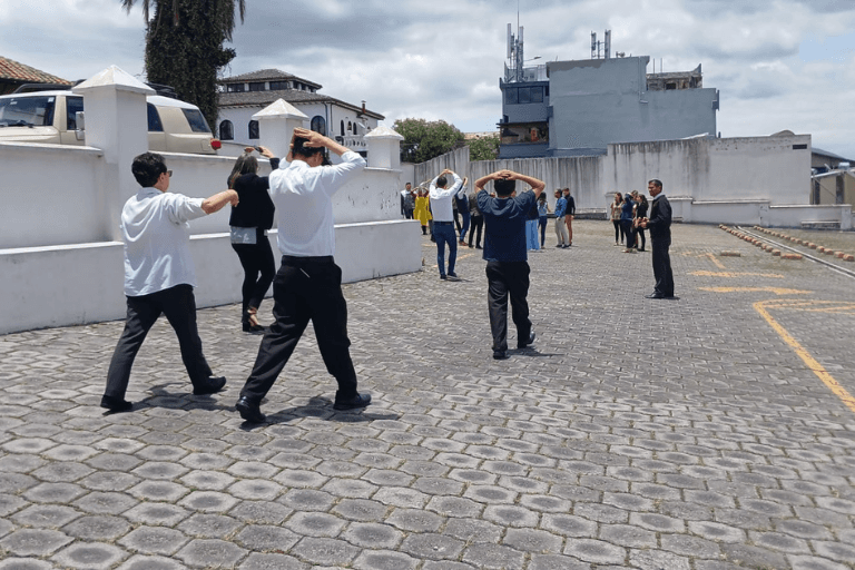Realizamos un simulacro en IDE Business School Quito