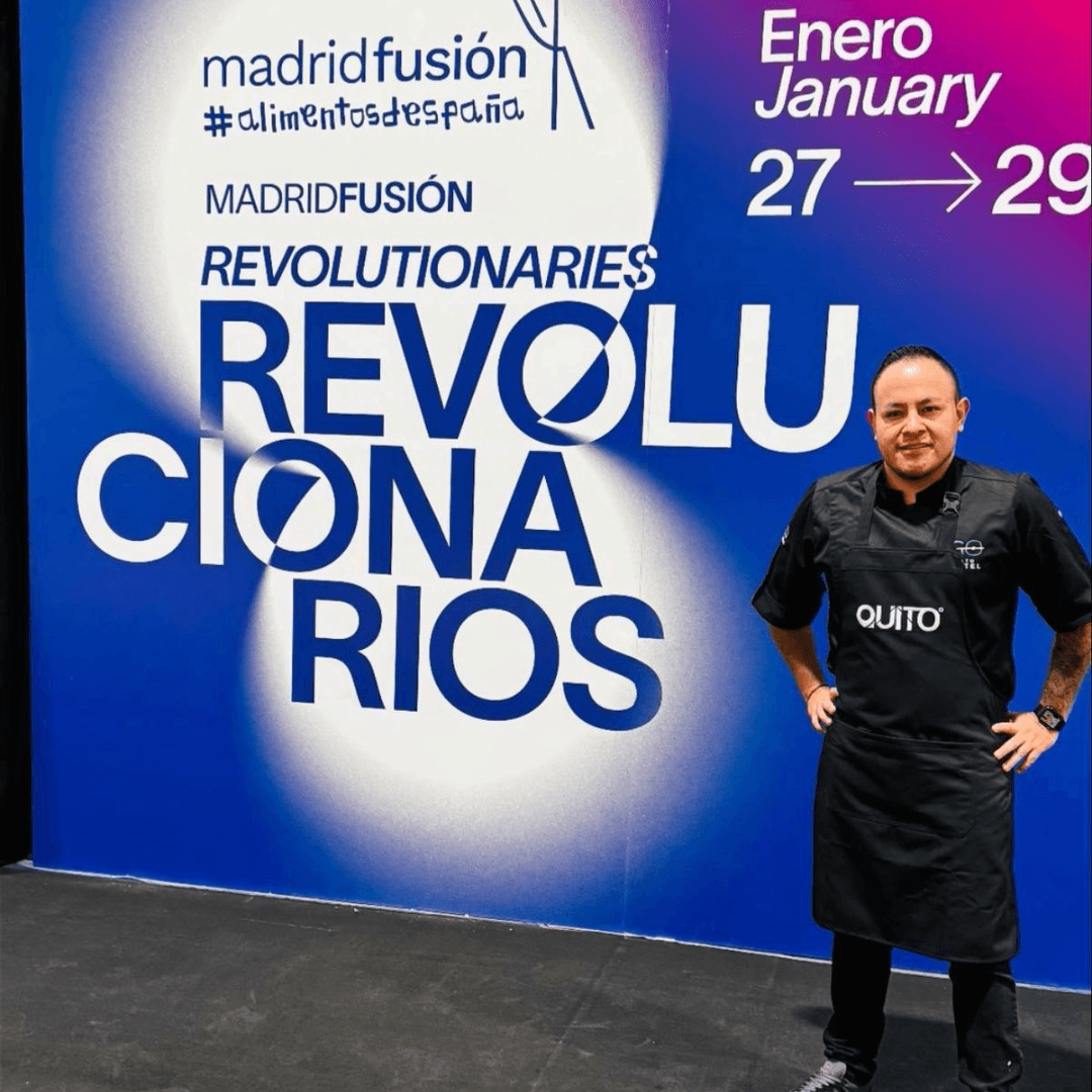 Chef de la UHE destaca la gastronomía ecuatoriana en Madrid Fusión 2025