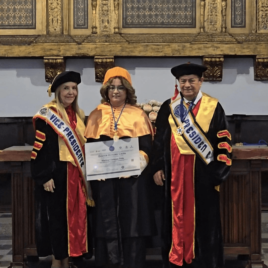 Maritza Cárdenas, Alumni UHE, recibe Doctorado Honoris Causa por su labor en Derechos Humanos