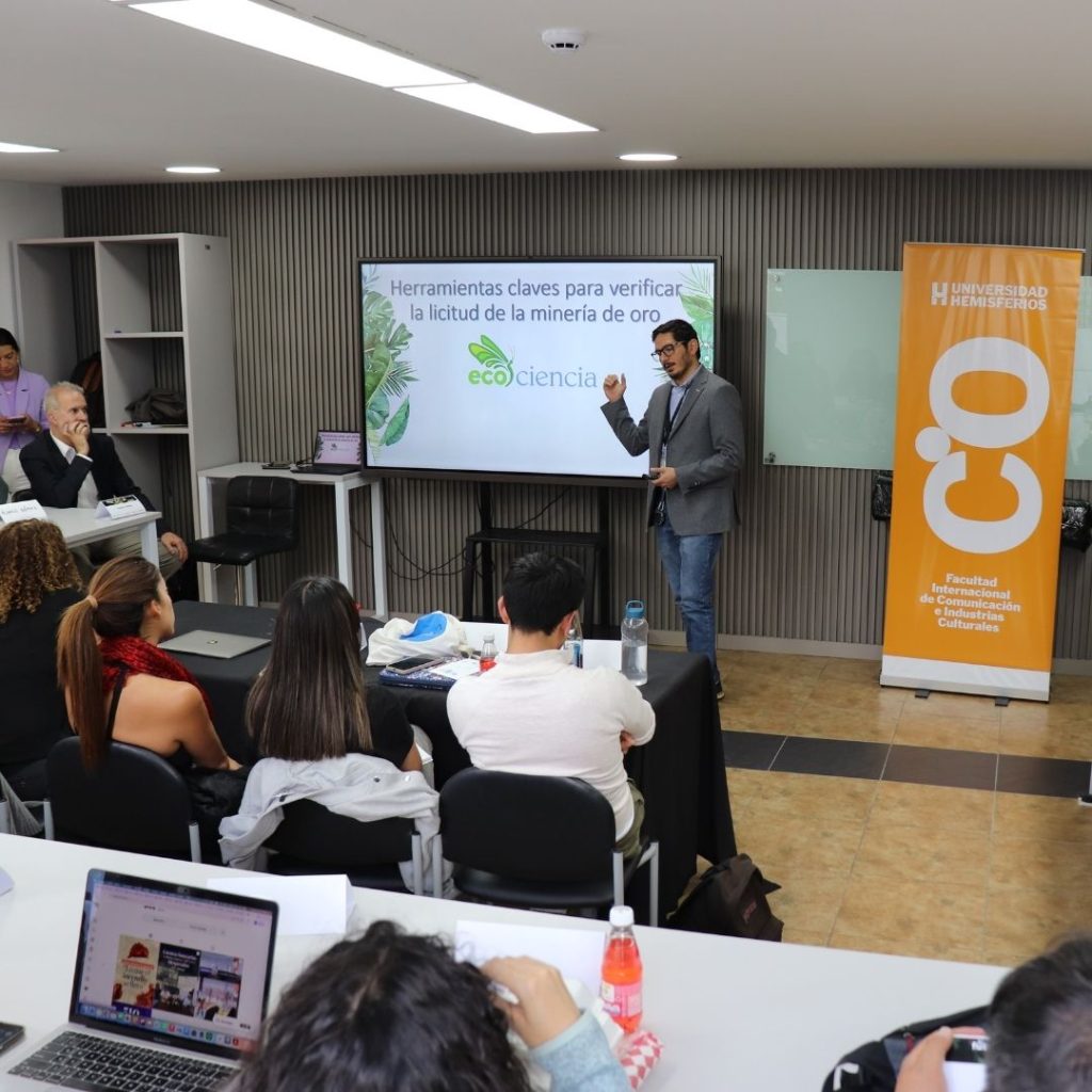 30 periodistas participaron en el Taller de Minería Ilegal organizado por la UHE 