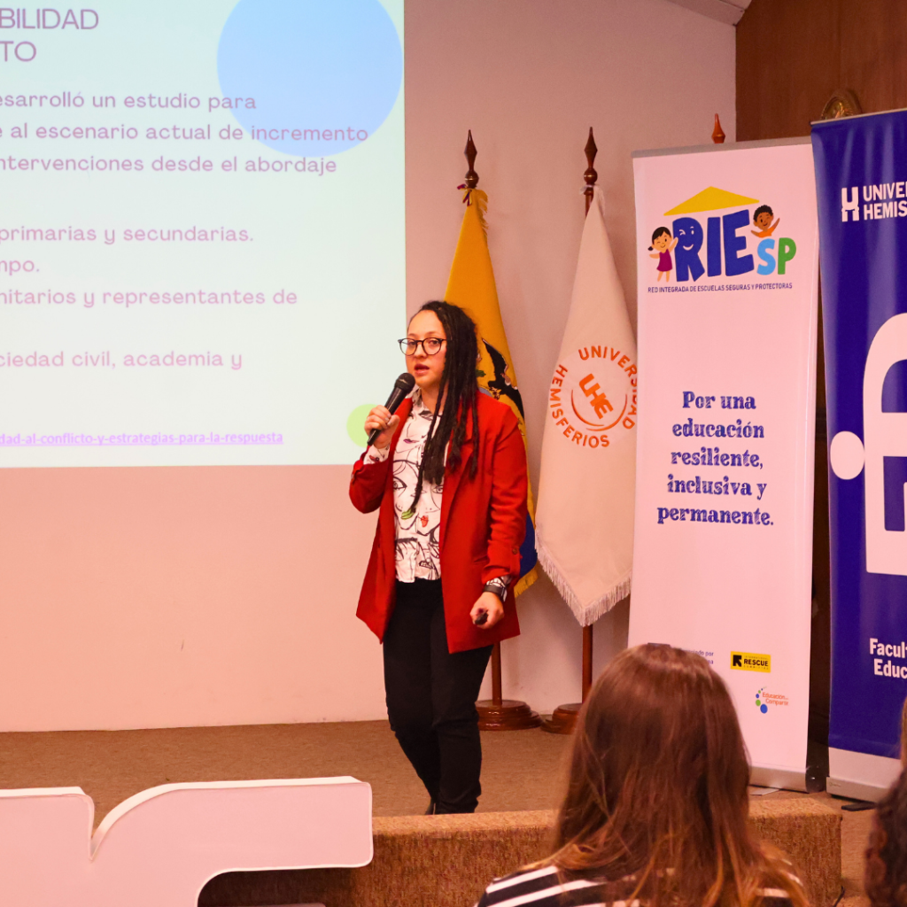 La educación en situaciones de emergencia fue el eje central de un encuentro en la UHE