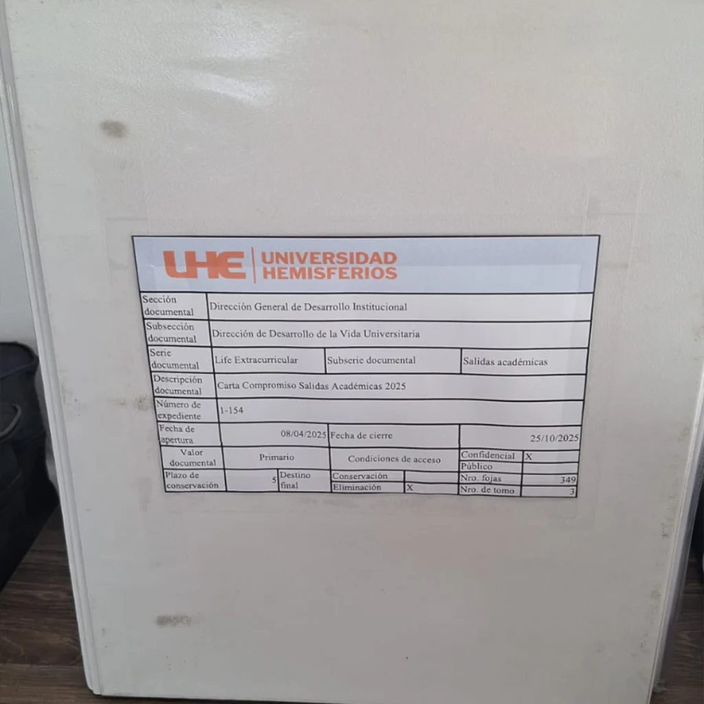 notaarchivo1 Universidad Hemisferios Jornadas Archivísticas Fortalecen La Gestión Documental En La Uhe