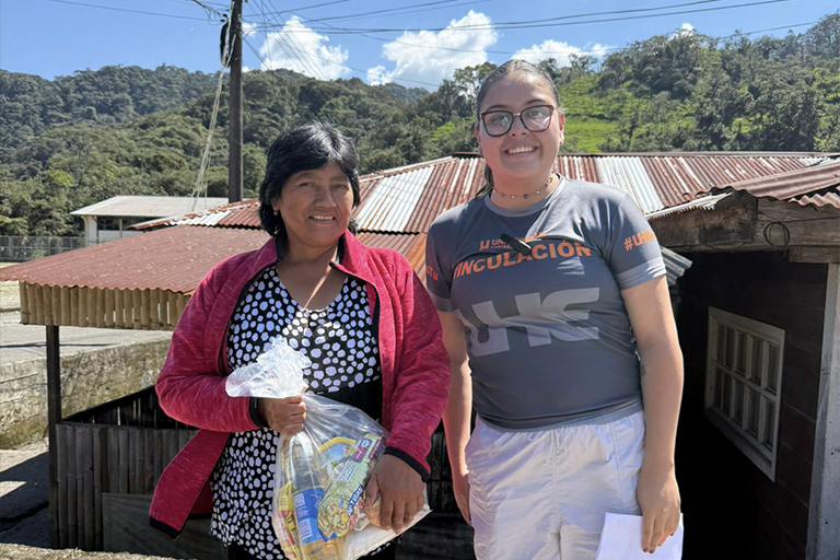 UHemisferios fortalece su compromiso social con jornada solidaria en Cosanga